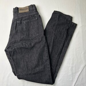 Mecca USA Womens Jeans Black Size 26/2 Vintage 90s High Rise Tapered Uptown Dark